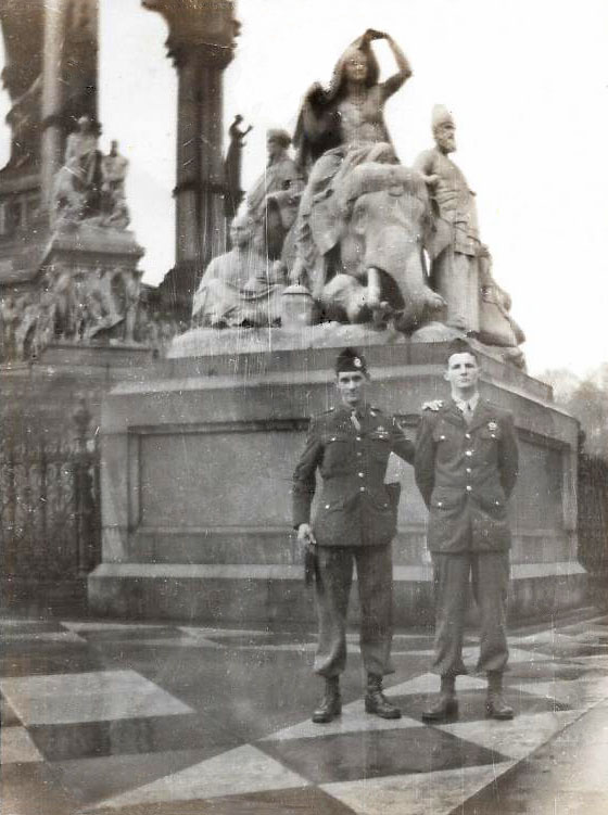 Wesley and Jack Hill England 1944.